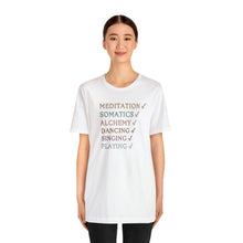 Load image into Gallery viewer, Meditation Check T Shirt