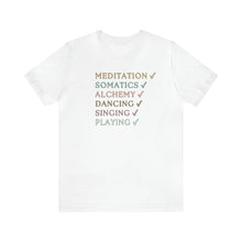 Load image into Gallery viewer, Meditation Check T Shirt