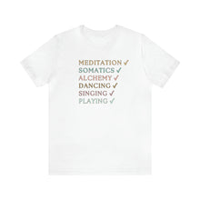 Load image into Gallery viewer, Meditation Check Short Sleeve Tee
