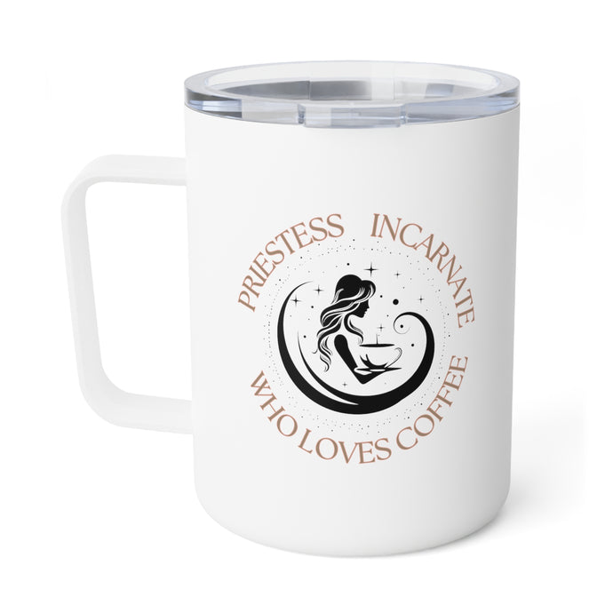Priestess Incarnate Insulated Coffee Mug, 10oz