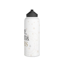 Load image into Gallery viewer, Love Light &amp; No BS 32 Oz Stainless Steel Water Bottle
