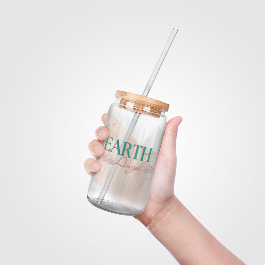 Earth Angel Soda Glass