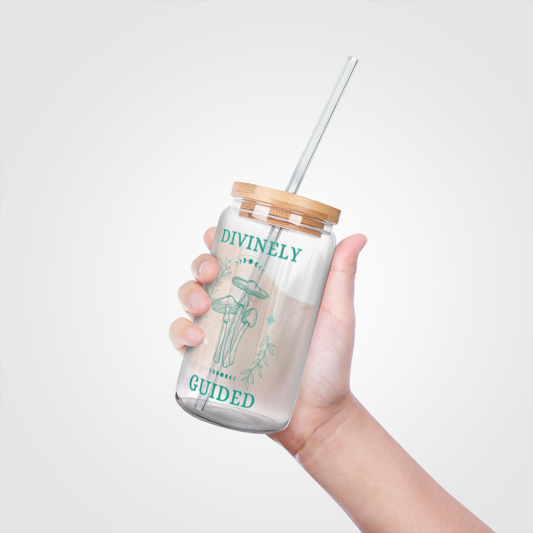 Divinely Guided Soda Glass