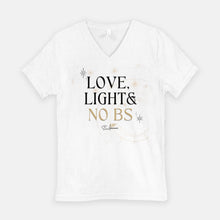 Load image into Gallery viewer, Love, Light &amp; No BS Bella Canvas Unisex Triblend V-Neck
